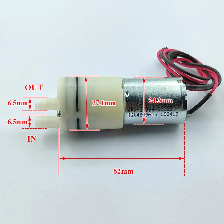 JYPDM-1%20DC%2012V%205W%20370%20Motor%20Water%20Pump%20Mini%2027mm%20Diaphragm%20Self-priming%20Suction%20Water%20Pump%20DIY%20Tea%20Table%20Garden%20Watering%20-%20Image%202