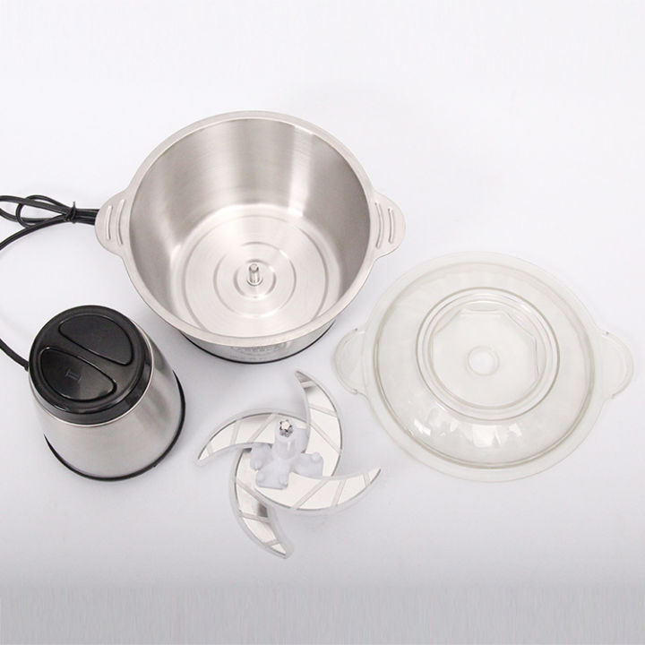 3L%20Capacity%20Electric%20Chopper%20Meat%20Mincer%20Garlic%20Masher%20Kitchen%20Grinder%20Stainless%20Steel%202%20Speeds%20Multifunction%20Food%20Processor%20Gourmet%20Cuisine%20-%20Image%208