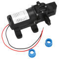 Black DC 12V 60W high-pressure mini membrane water pump automatic shutdown 5L / min. 