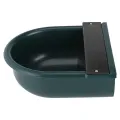 4L Automatic ker D trough for dogs Ctas goats horses cows water feeder PP copper with brass nozzle Float valve livestock 26.5x28 cm. 