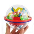 LeiyanNew 3D Puzzle Ball 100 Steps Children Challenge Obstacle Game Labyrinth Ball 3D Maze 100 Level Puzzle Balance Traine Clearance Game. 
