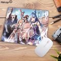 Pc Desk Computer Large Rubber Mat Pad Konosuba Girl Edge Mousepad Megumin Anti-Slip Locking Gamer Mrgbest Mouse Anime Natural(No Led 250X290X2Mm). 