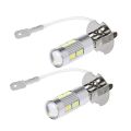 2PCS Car Lights Yellow H3 H1 10SMD 5630 LED 10LED Bulbs frelaxedor Fog Lights 12V h3 LED Bulb Auto Lamp Day Running Light. 