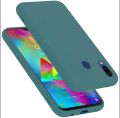 Samsung galaxy M20 Luxury Soft Matte Liquid Camera Protection Silicone Case Back Cover for Samsung galaxy M20. 