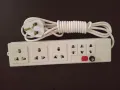 Prime Power Multi Plug Power Extension Cord High Grade Multi Functional Power Cord Socket Square Pin Made in Sri Lanka  6 Months Warranty  3.5 M, 5 M, 7 M Long Cable. 