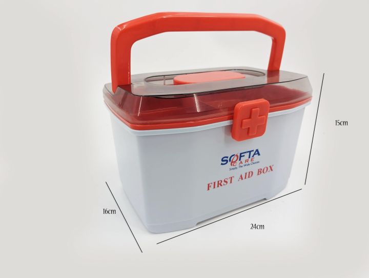Small Size First Aid Box First Aid Box Portable (Small) (24 x16 x15 cm) | Daraz.lk