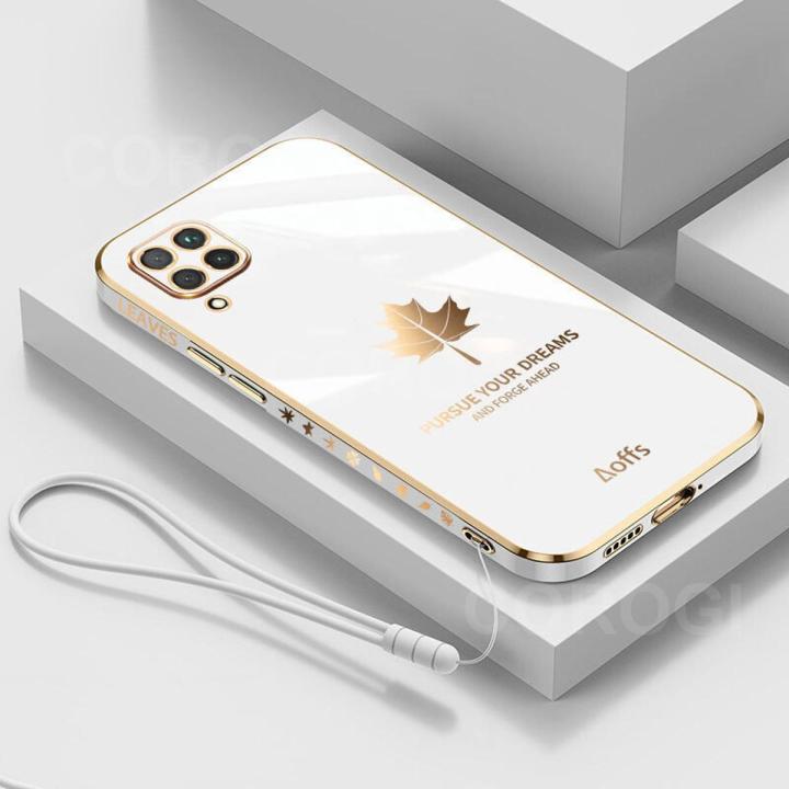 Maitus for Samsung Galaxy F62 Back Cover Lanyard Luxury 6D