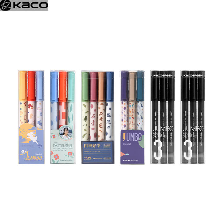 Kaco Jumbo Gel Pen Super Durable Sign Pen Roller Pens 1600m Writing ...