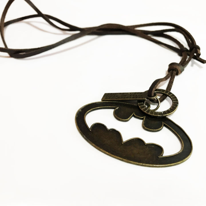 Men's%20Batman%20Logo,%20Superman%20Logo%20Pendant%20%20Leather%20Necklace/%20Fashion%20Pendant%20Chain%20/%20Fashion%20Pendant%20with%20Leather%20Chain%20/Fashion%20Necklace%20Leather%20Chain%20with%20Batman%20Logo,%20Superman%20%20%20Logo%20Pendant%20for%20Men%20-%20Image%205
