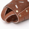 Extra Large Dog Muzzle Heavy Duty Natural Leather Bite Proof Gentle Breathable Buckle Neck Strap Adjustable Pet Dogs Muzzles Anti Bite Mouth Prevent Biting Chewing Barking. 