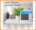 Mini Air Cooler, Arctic Air Pure Chill Evaporative Air Cooler Powerful 3-Speed Personal Cooler, Air Cooler - Powerful, Quiet, Lightweight and Portable Space Cooler with Hydro-Chill Technology. 