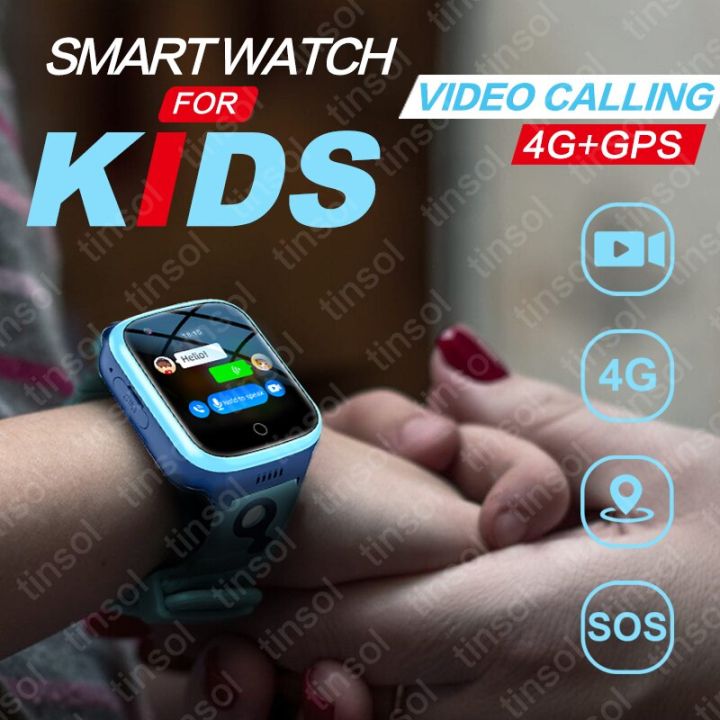 LibiNew 4G Kids Smart Watch K9 Camera SOS GPS WIFI Video Call Waterproof Monitor Tracker Location LBS Baby Children Smartwatch 1000MAH