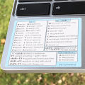 Windows PC Reference Keyboard Shortcut Sticker Adhesive for PC Laptop Desktop. 
