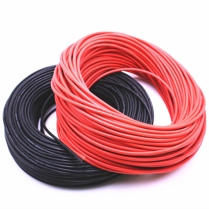 Silicone Cable Red Black Wire Car Automotive Wiring Electrical Wires ...