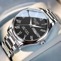 Authentication DELANV Business Watch Men's Luminous Versatile Men's Watch Calendar Men's High-end Watch. 