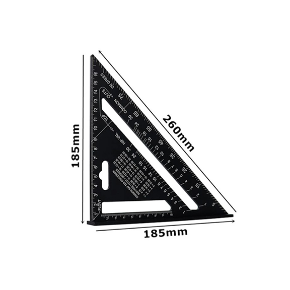 Speed Square/ Mesuring Tool/ Try Square/ Woodworking Triangle/ Metric System