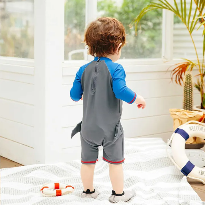 Cotton%20Yfashion%20Boy%201%20o%206%20Years%20Old%20Cartoon%20Sleeve%20Long%20suit%20Sun%20Block%20suit%20color%20-%20Image%204
