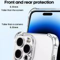 CAMMY Transparent Back Cover For iPhone 18 17 16 15 14 13 12 11 Pro Max Mini Air Xs Max XR SE 2020 5s 6s 8 7 Plus Back Cover Silicone Shockproof With Camera Guard Protection Soft Clear Case For Boys Girls TBCP. 