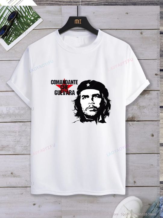 Cuba%20Che%20Guevara%20Portrait%20Ii%20T%20Shirt%20Fidel%20Nostalgia%20Leisure%20Graphic%20Short%20Sleeve%20O-neck%20Leisure%20Streetwear%20Classic%20-%20Image%207