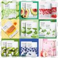 Hydrating Facial Sheet Mask with Natural Fruit & Plant Extracts – Moisturizing Skincare for Radiant Nourished Skin. 