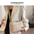 MATEYOYO Women's Bag Solid Shoulder Bag Cross-body Bag Waterproof Bag Multi Layer Large Capacity Bag Lightweight Portable Adjustable Shoulder Straps For Traveling Shopping Outdoor. 