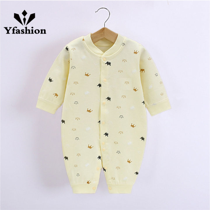 Yfashion%20Baby%20Romper%20Infant%20Cotton%20Long%20Sleeves%20Cute%20Printing%20Breathable%20Jumpsuit%20For%200-1%20Years%20Old%20Boys%20Girls%20Cotton%20-%20Image%209