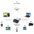 High speed Mini USB WiFi Wireless Adapter High speed Network Card 300Mbps 802.11 ngb for Windows 2000 / XP / Vista / WIN7 / 8 /10/11 /Linux / Mac OS PC Laptop USB WIFI antenna. 