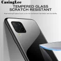 Casinglee For Samsung Galaxy M33 5G case Glass silicon Full Protection Tempered Glass Back cover for Samsung M33 5G Phone cases For girls and Boys. 