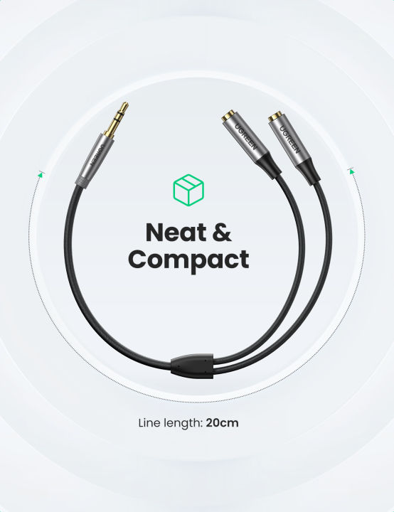 UGREEN%20Headphone%20Splitter%20Cable%203.5mm%20Y%20Audio%20Jack%20Splitter%20Extension%20AUX%20Cable%203.5mm%20Male%20to%202%20Port%203.5%20mm%20Female%20AUX%20Adapter%20-%20Image%204
