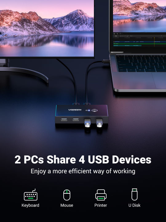 UGREEN%20USB%20Switch%20Selector%202%20Computers%20Sharing%204%20USB%20Devices%20USB%202.0%20Peripheral%20Switcher%20Box%20Hub%20for%20Mouse,%20Keyboard,%20Scanner,%20Printer,%20PCs%20with%20One-Button%20Swapping%20and%202%20Pack%20USB%20A%20to%20A%20Cable%20-%20Image%203