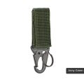Tactical Mountaineering Buckle Climbing Camping Tool Nylon Carabiner Keychain Webbing Belt Triangle Camping Supplies. 