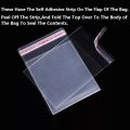 New Clear sealing Flyers 1.5''x 2.5'' Transparent Self Sealing Bags Bundle of 100 Flyers Small Poly OPP Clear Transparent Polythene Bags Plastic Bags Jewelry Gift Packing Self Adhesive Cookie Packing Materials Candy Daraz Flyers. 