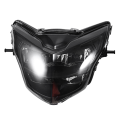 Motorcycle Component Front Headlight Fairing Smoked Shell for LC135 V2 V6 Clip Head Light LED Spoiler Mask Cover Dirt Bikes. 