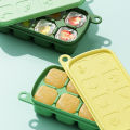 1Pc 8 Cell Food Grade Silicone Mold Ice Grid With Lid Ice Case Tray Making Mold MLK. 