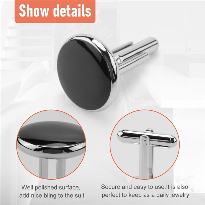 Cufflinks%20and%20Studs%20Set%20for%20Tuxedo%20Shirts%202%20Cufflinks%20and%206%20Studs%20-%20Image%206