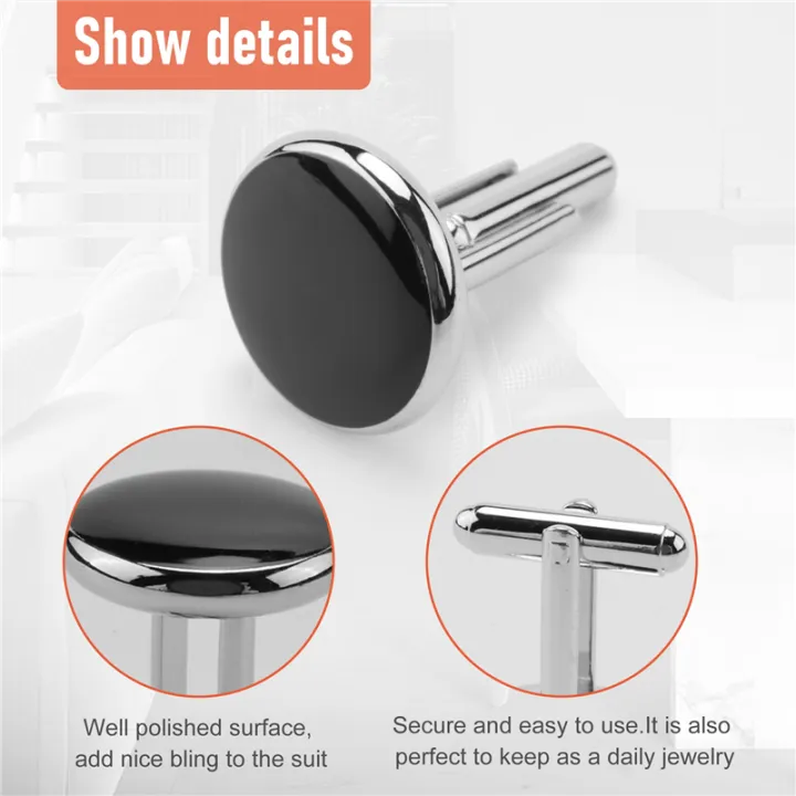 Cufflinks%20and%20Studs%20Set%20for%20Tuxedo%20Shirts%202%20Cufflinks%20and%206%20Studs%20-%20Image%206