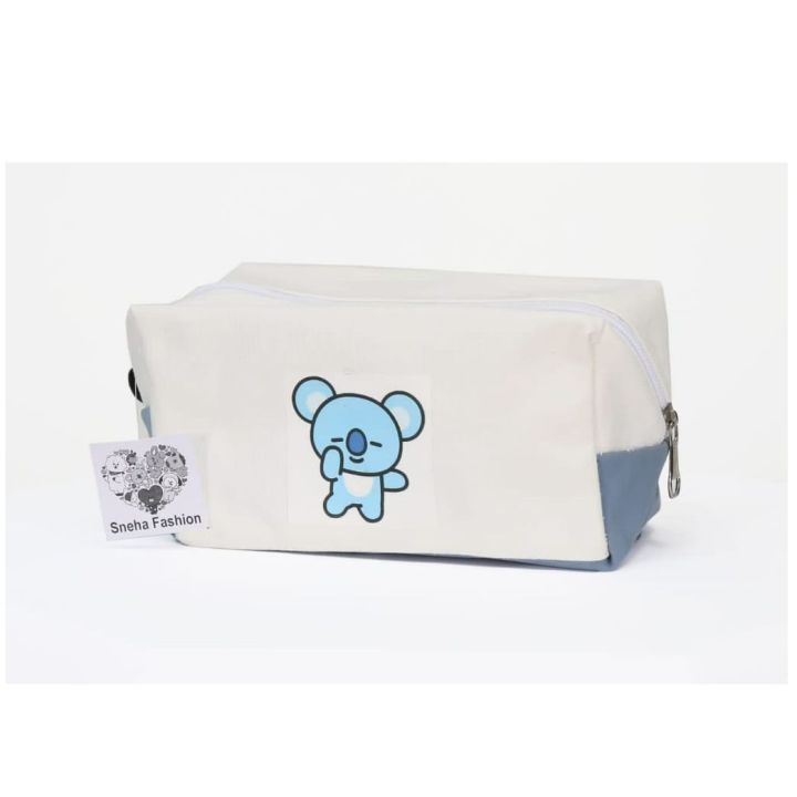 BTS%20%20BT21%20Pencil%20Case/%20Bangtan%20Boys%20%20Koya/RJ/%20Shooky/Mang/Chimmy/Tata/Kooky.%20-%20Image%202