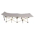 Folding Guest Bed Stable Support Quick Fold Breathable Fabric Folding Camping Cot Portable Comfortable for Pool. 