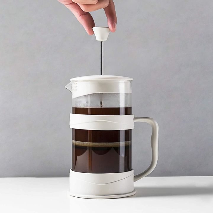 French%20Press%20Coffee%20Maker%2012%20Oz,%20White%20Coffee%20Presses%20Tea%20Makers%20with%20Borosilicate%20Glass%20Cold%20and%20Hot%20Brew%20Coffee%20-%20Image%204