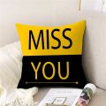 door stopper rubber Geometric Yellow Pillowcase for Sofa Decorative Cushion Cover DIY Printed Pillow Cover Home Decor 45x45cm Chair Car Cushions. 