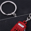 20X Vintage Telephone Booth British Miniature London Car Key Ring Keychains Diecast Keychain Gift for Women Girls. 