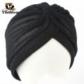 Yfashion Chemo Turban Headwear For Women Pre-Tied Knot Pleated Beanie Cap Headwrap Sleeping Hat For Cancer Hair Cover. 