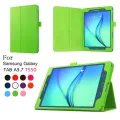 case for galaxy tab a t555 case Leather Flip Funda  Cover For Samsung Galaxy Tab A 9.7 SM-T550 SM-T555 TabA 9.7 Tablet Case+ Pen. 