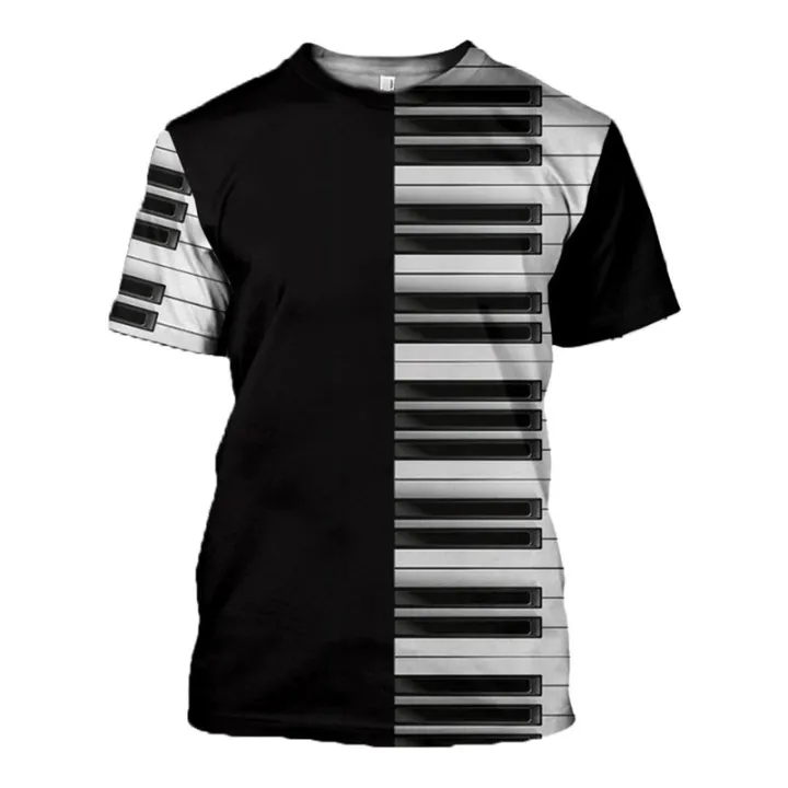 Printed%20Piano%20Music%203d%20T%20Shirts%20Summer%20Funny%20Harajuku%20Short%20Sleeve%20Musical%20Instrument%20Streetwear%20Tops%20Tees%20Men%20Women%20Clothes%20-%20Image%202