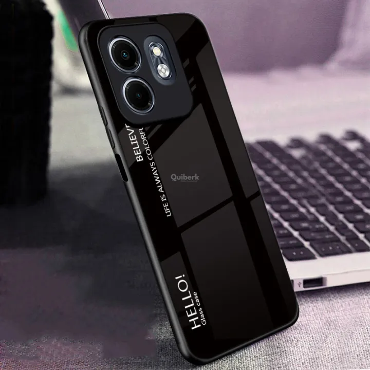 Quiberk%20for%20Infinix%20Smart%209%20HD%20/%20Hot%2050i%20Tempered%20Glass%20Hard%20Case%20Gradient%20Color%20Back%20+%20Soft%20Frame%20Shockproof%20Phone%20Cover%20-%20Image%207