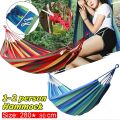 Hammock 1 Person Outdoor Leisure Bed Travel Camping Hanging Hammock Swing Lazy Chair,Red. 