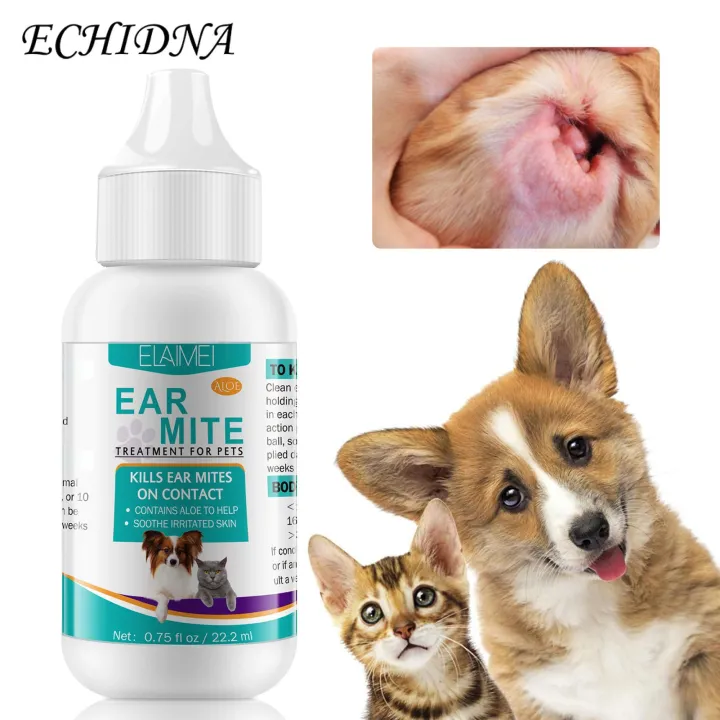 ECHIDNA Cat Ear Cleaner Mild Ingredients Pet Dog Cat Stain Removal Ear Cleaner