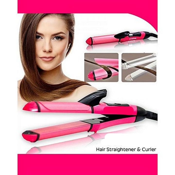 Nova%202%20in%201%20Hair%20Straightener%20&%20Curler%20Set%20Professional%20Hair%20Tool%20Smoothing%20Straightening%20Curling%20Flat%20Iron%20For%20Straight%20Curl%20Hair%20-%20Image%202
