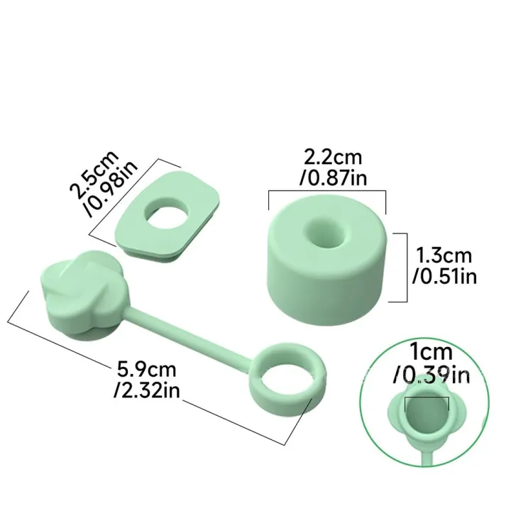 3Pcs%20New%20Silicone%20Straw%20Cover%20Cap%20Reusable%20Spill%20Leak%20Stopper%20Spill%20Proof%20Stopper%20Set%20Dust%20Proof%20Tumbler%20Accessories%20Straw%20Topper%20for%2030oz%20Stanley%20Cup%20for%2010mm%20Universal%20-%20Image%202