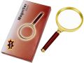 Magnifier 80 mm 10x Magnifying Glass 80mm Diameter Reading Magnifier, Metal Frame Magnifying Lens for Reading Newspaper, Insects, Map, Crossword Puzzle,.... 